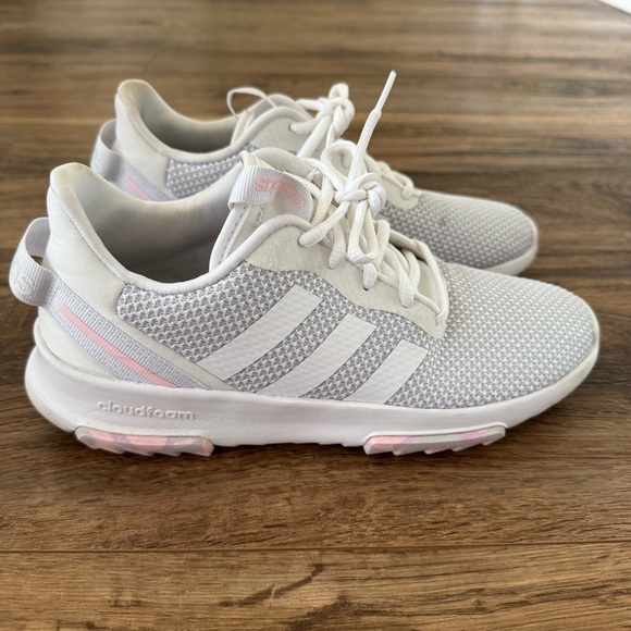 ADIDAS Youth Racer TR 2.0 J 'Grey Pink' Running Sneakers Size 6 EUC - Picture 11 of 14